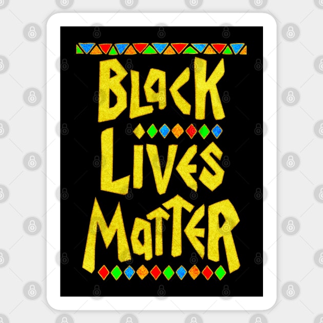 BLACK LIVES MATTER Sticker by cabinboy100